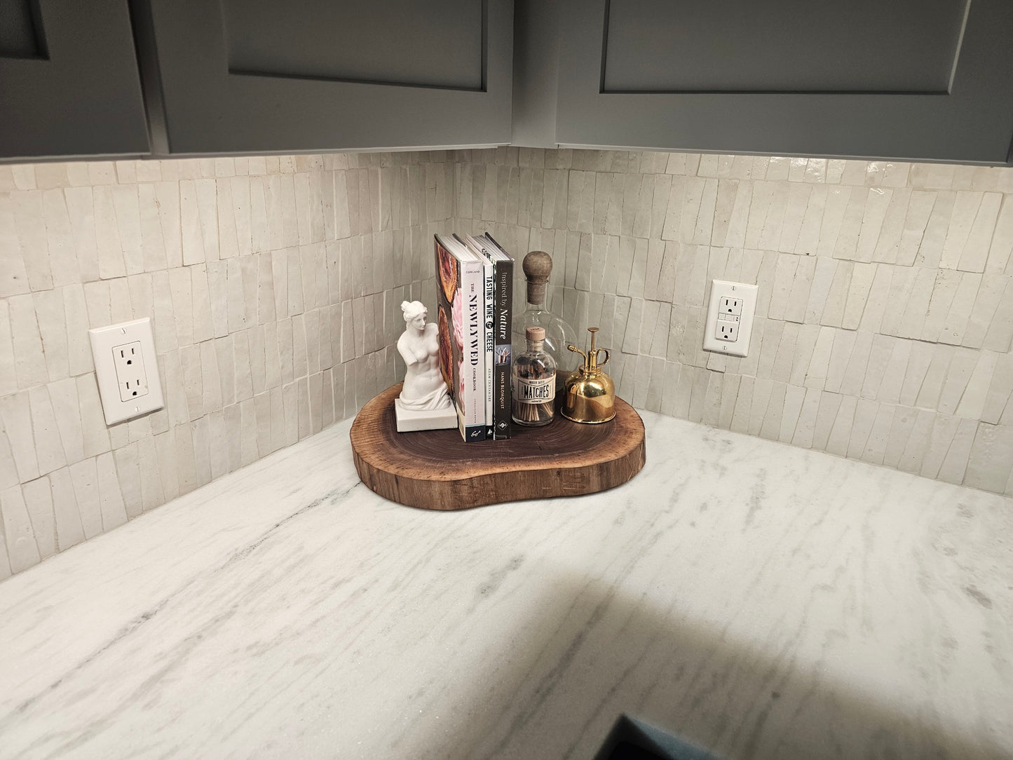 Black walnut- 14"-16” rounds, live edge, kiln dried